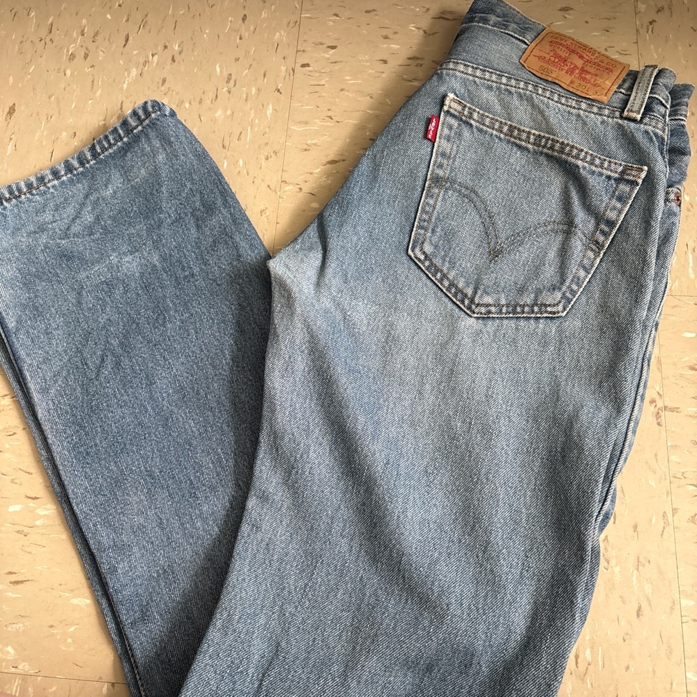 Levi's 505s Light Blue Straight Jeans